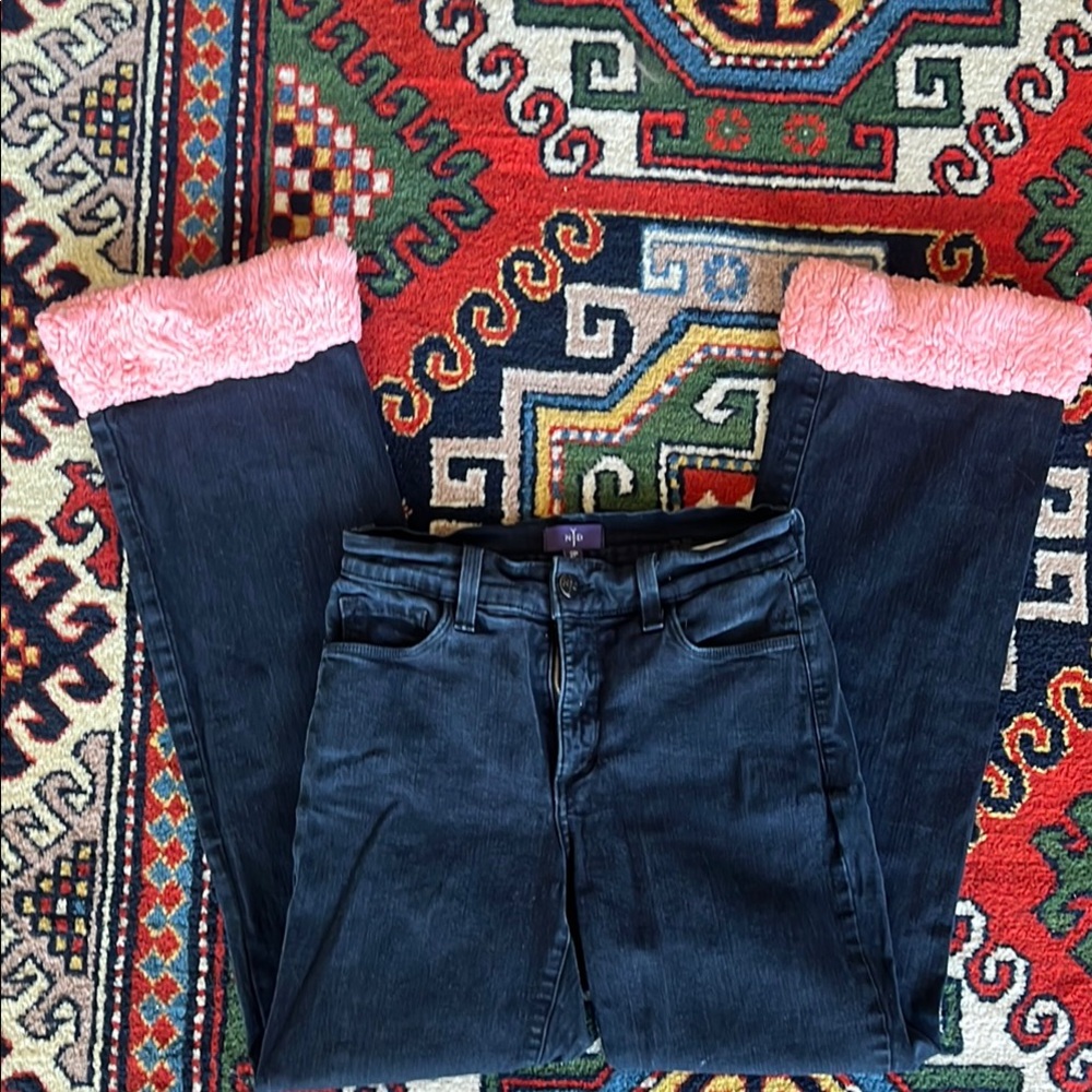 Women's Black Jeans with Pink Accents BRATZ PANTS